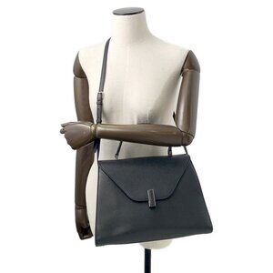 Valextra Valextra Iside 2WAY Shoulder Bag Size Large Leather Black